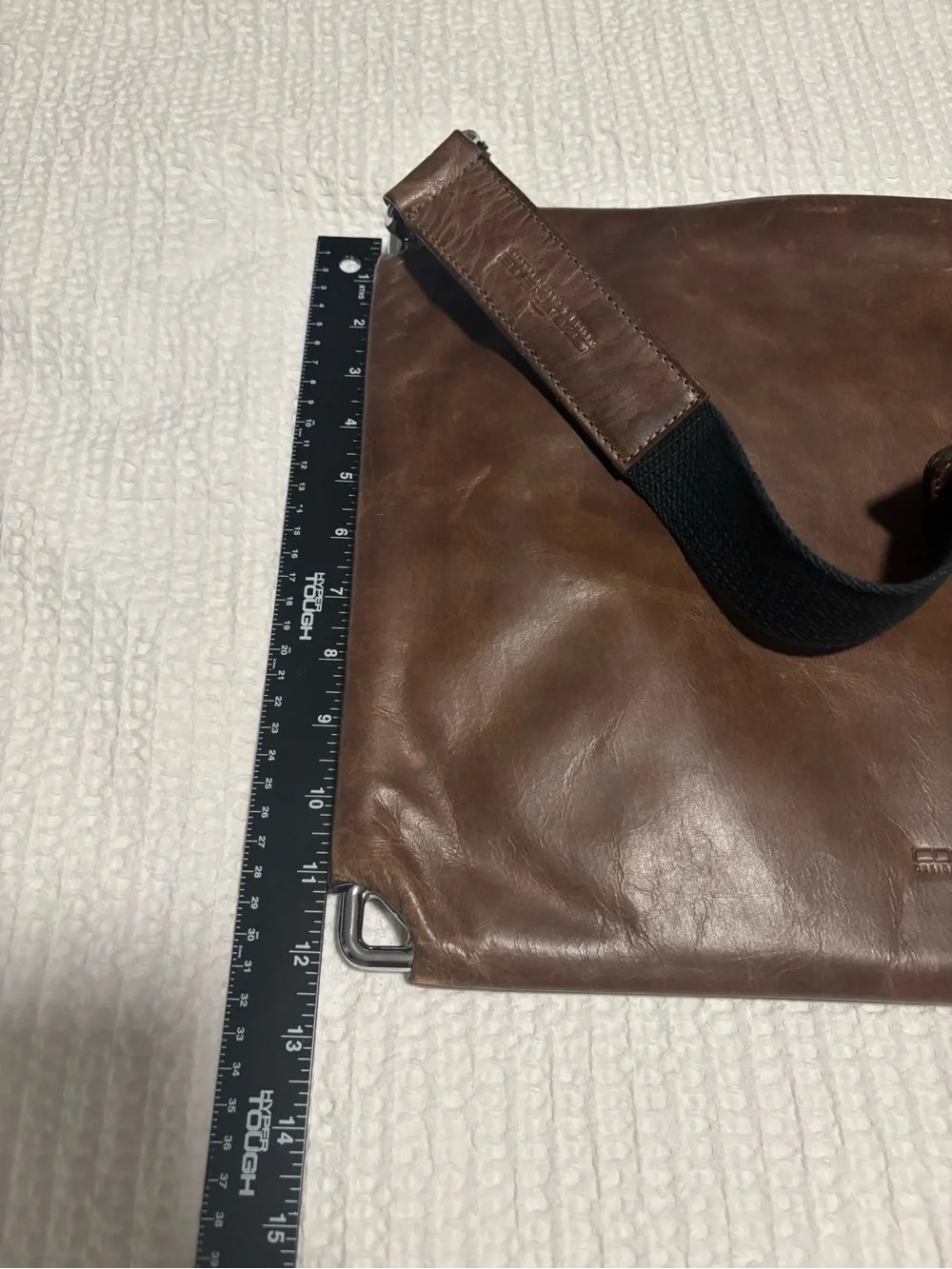 Concrete brown leather